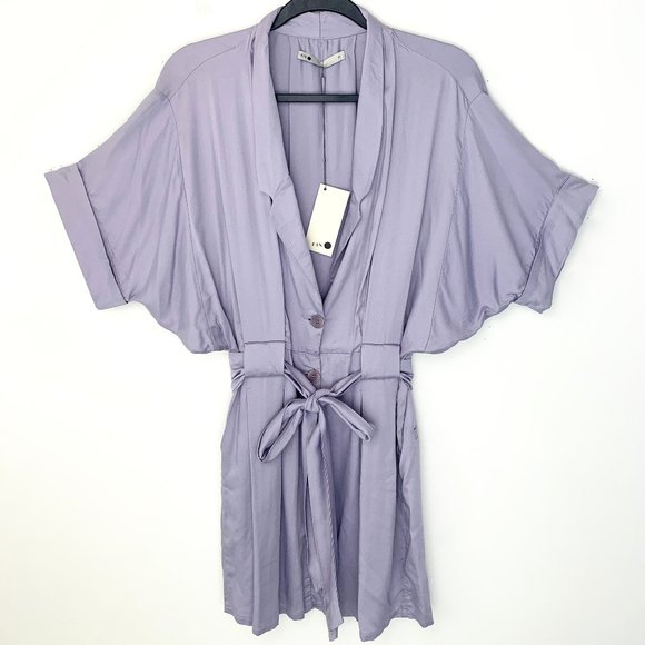 Fin Oslo Dresses & Skirts - FIN Oslo Organic Bamboo Shirtdress Lavender